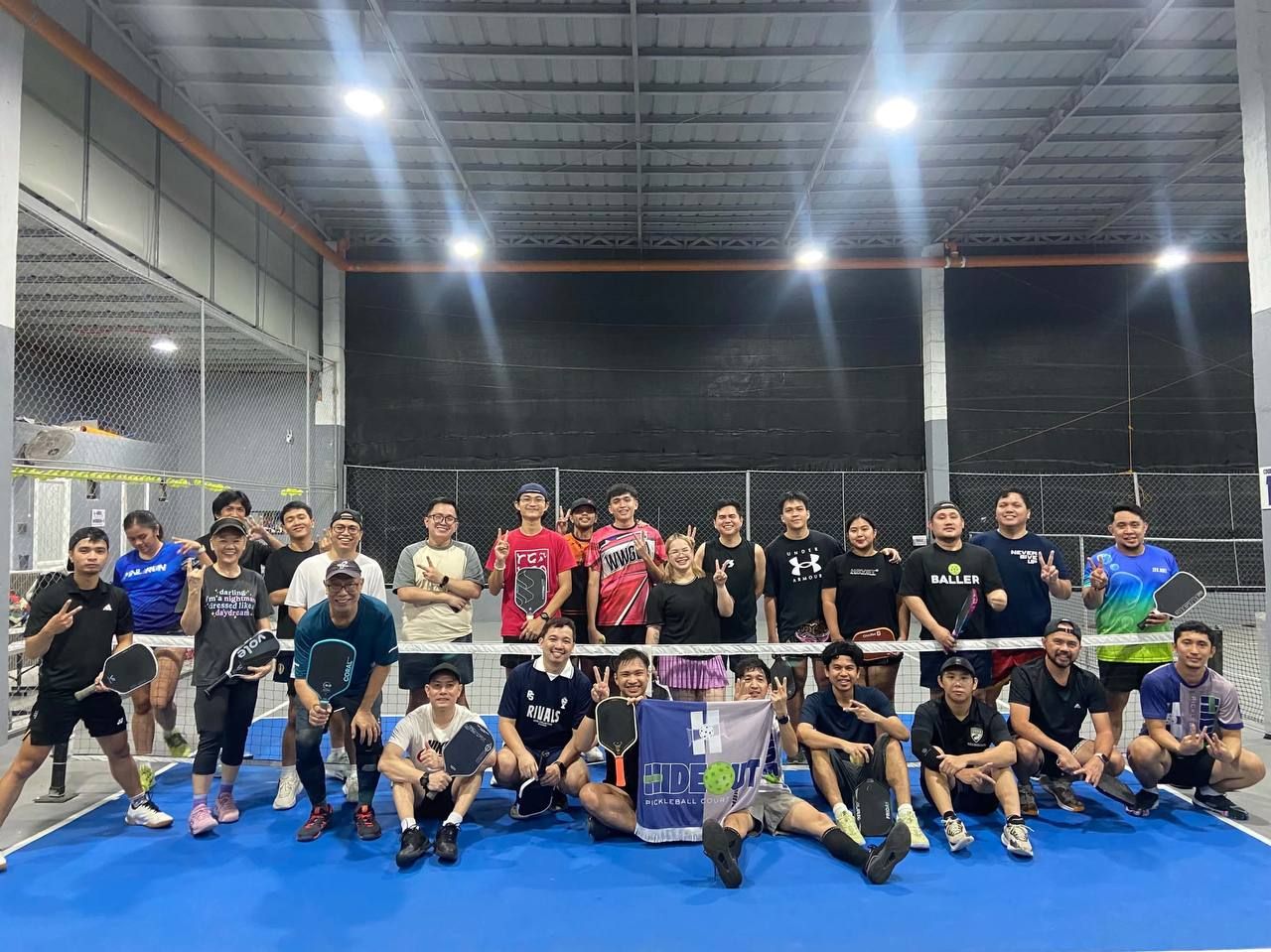 HIDEOUT community on court